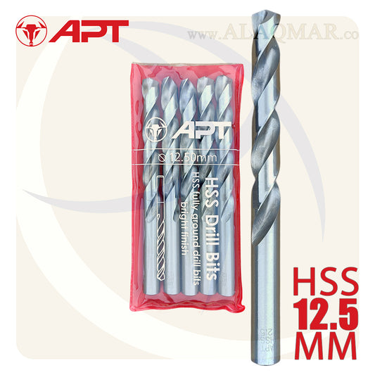 بنط حدادي ابيض 12.50ملي HSS 9640001250 APT