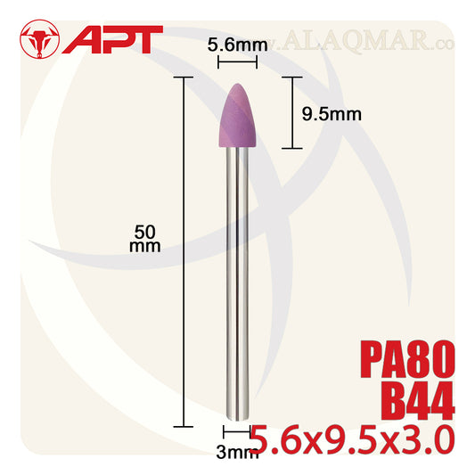 حجر جلخ باكس 3ملي PA80 شكل مدبب 5.6*9.5 B44 DW772044 APT