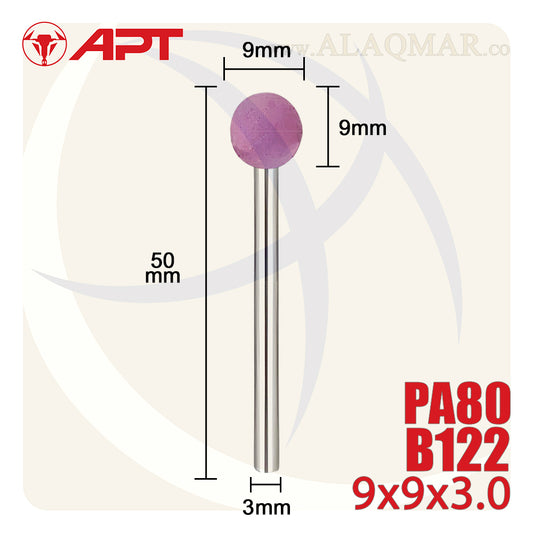 حجر جلخ باكس 3ملي PA80 شكل كورة 9*9 B122 DW772122 APT