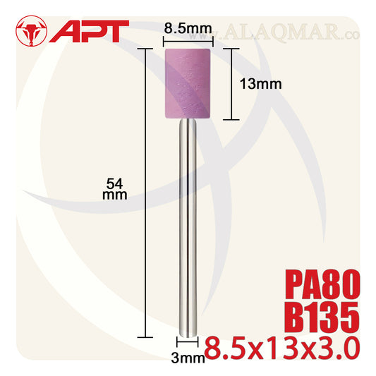 حجر جلخ باكس 3ملي PA80 شكل اسطواني 8.5*13 B135 DW772135 APT