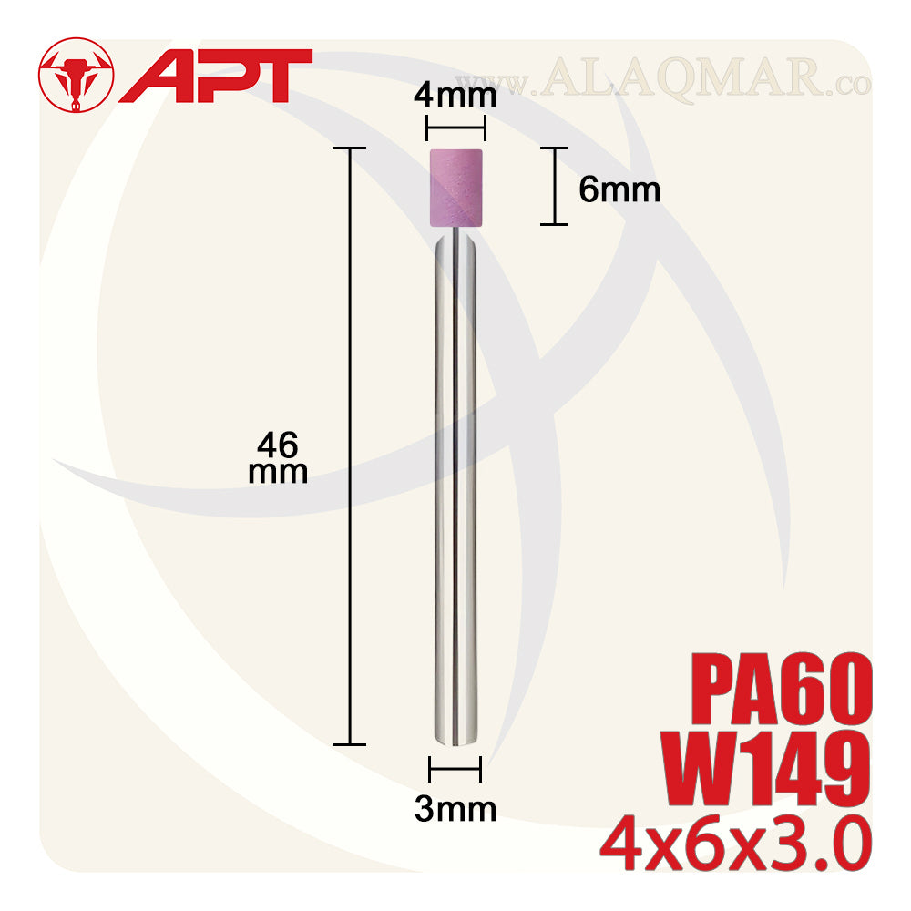 حجر جلخ باكس 3ملي PA60 شكل اسطواني 4*6 W149 DW772149 APT