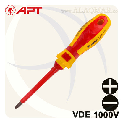 طقم مفك عادة و صليبة معزول VDE  1000ف 8ق  F-5013024 APT