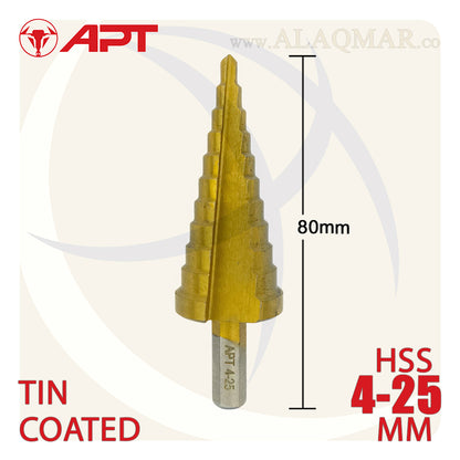 بنط مدرجة هرمي حدادي 4-25ملي HSS APT