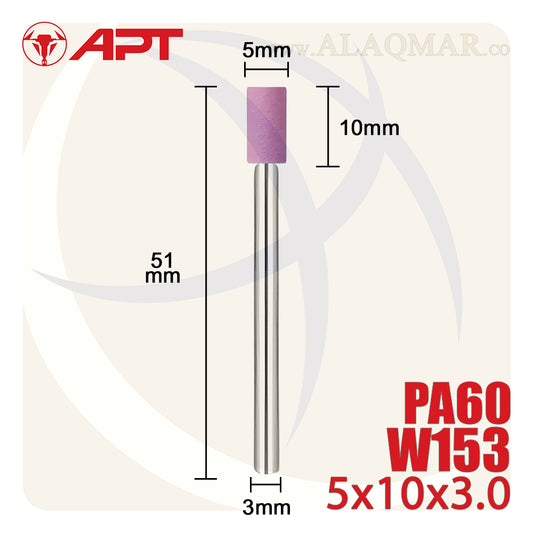 حجر جلخ باكس 3ملي PA60 شكل اسطواني 5*10 W153 DW772153 APT