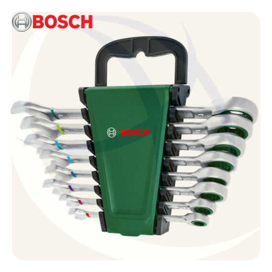 طقم مفتاح ناحية و ناحية راتشة 8ق 8-19ملي 72سن 1600A027PS BOSCH
