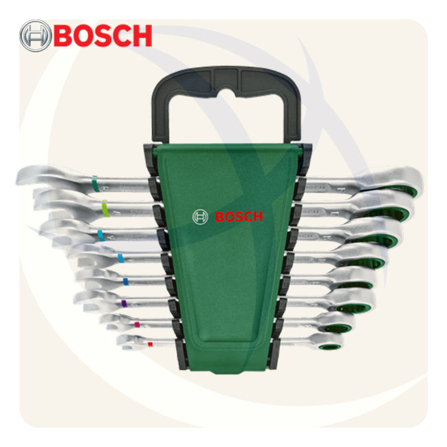 طقم مفتاح ناحية و ناحية راتشة 8ق 8-19ملي 72سن 1600A027PS BOSCH