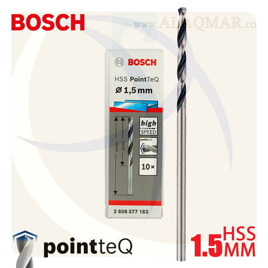 بنط حدادي ابيض 1.50ملي (10قطع) HSS PointTeQ 2608577183 BOSCH
