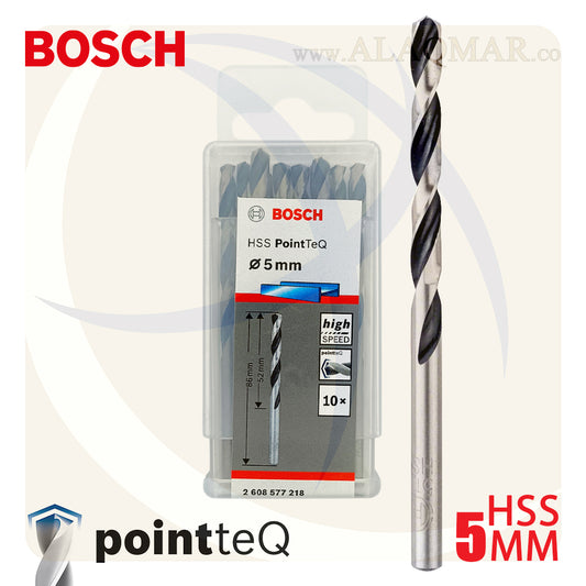 بنط حدادي ابيض 5.00ملي (10قطع) HSS PointTeQ 2608577218 BOSCH