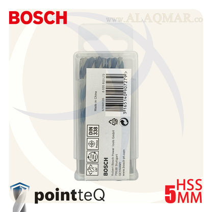 بنط حدادي ابيض 5.00ملي (10قطع) HSS PointTeQ 2608577218 BOSCH