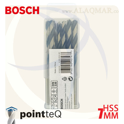بنط حدادي ابيض 7.00ملي (10قطع) HSS PointTeQ 2608577238 BOSCH