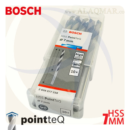بنط حدادي ابيض 7.00ملي (10قطع) HSS PointTeQ 2608577238 BOSCH