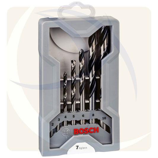 طقم بنط حدادي 7قطع 2-10ملي HSS PointTeQ 2608577347 BOSCH