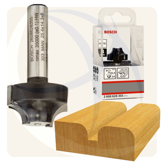 بنط راوتر 25.4×14.3×8ملي EDGE FORMING BIT E 2608628355 BOSCH