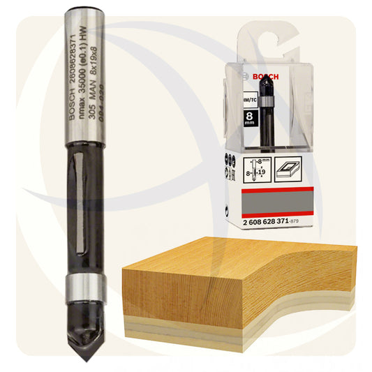بنط راوتر 8×19×8ملي PILOT PANEL 2608628371 BOSCH