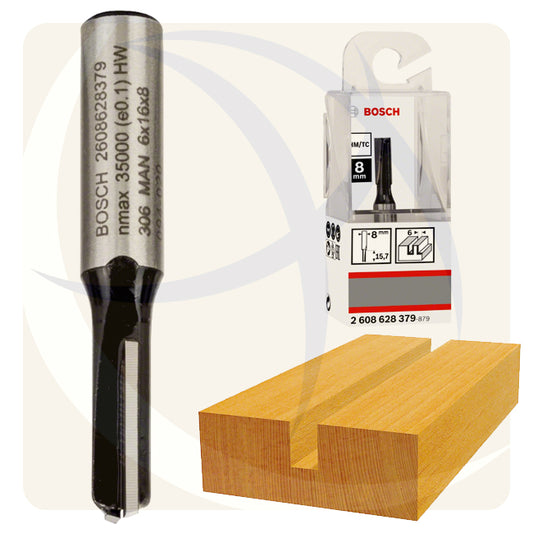 بنط راوتر 6×16×8ملي STRAIGHT BIT 2608628379 BOSCH