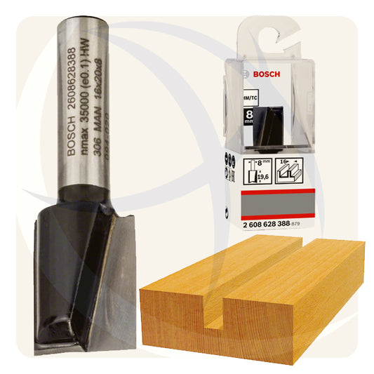 بنط راوتر 16×20×8ملي STRAIGHT BIT 2608628388 BOSCH