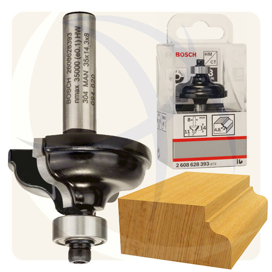 بنط راوتر 35×14.3×8ملي EDGE FORMING BIT A 2608628393 BOSCH