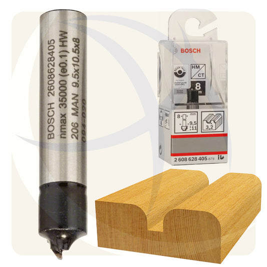 بنط راوتر 9.5×10.5×8ملي BEADING BIT 2608628405 BOSCH