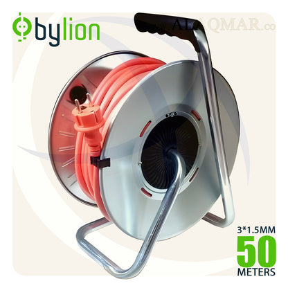 مشترك كهرباء 50متر 4عين جسم معدن 3فرده 1.5ملي MME-50315-F BYLION