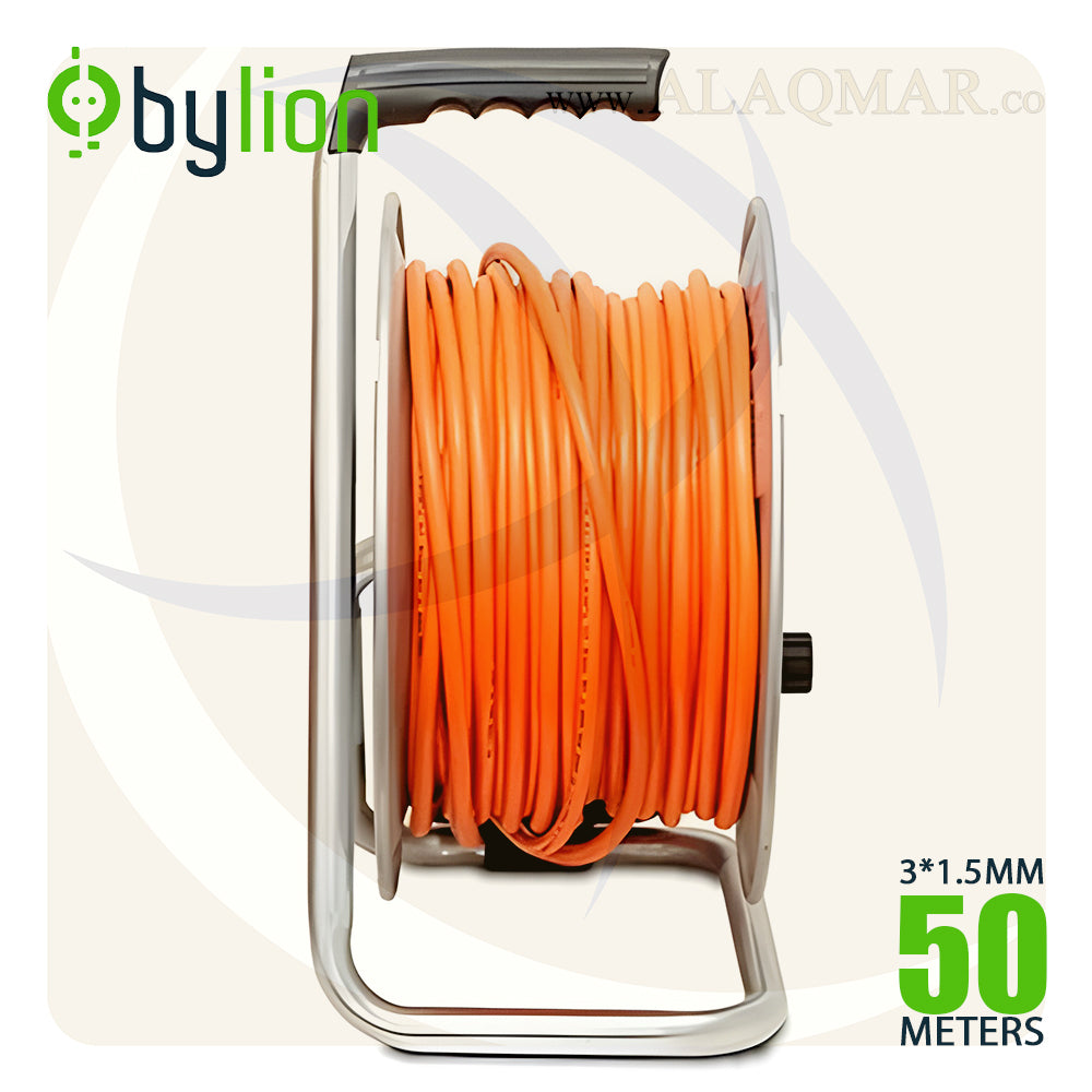 مشترك كهرباء 50متر 4عين جسم معدن 3فرده 1.5ملي MME-50315-F BYLION
