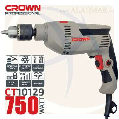 شنيور دقاق ي/ش 13ملي 750وات CT10129 CROWN