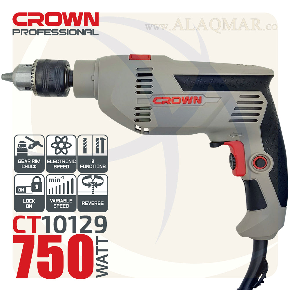 شنيور دقاق ي/ش 13ملي 750وات CT10129 CROWN