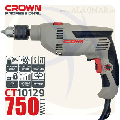 شنيور دقاق ي/ش 13ملي 750وات CT10129 CROWN