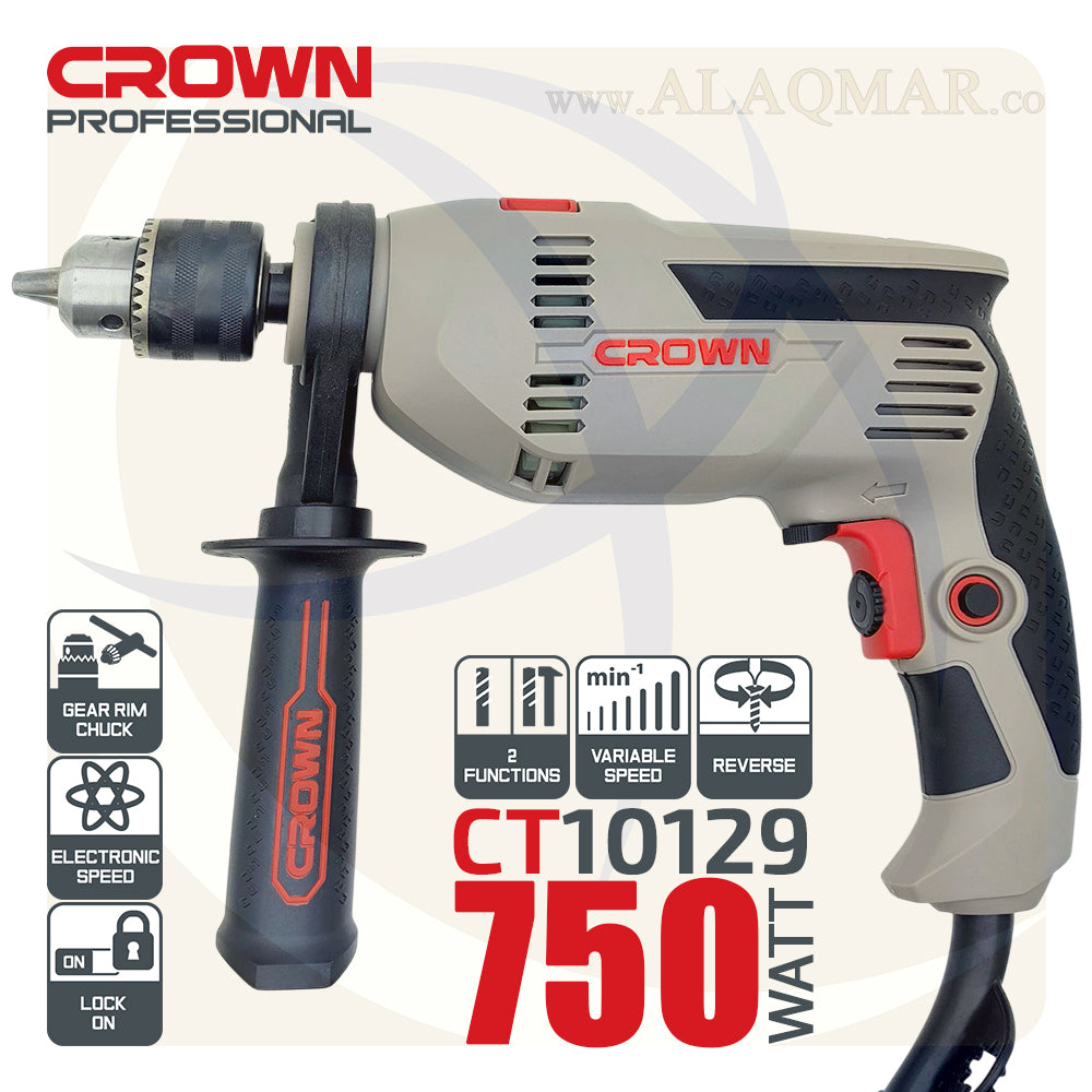 شنيور دقاق ي/ش 13ملي 750وات CT10129 CROWN
