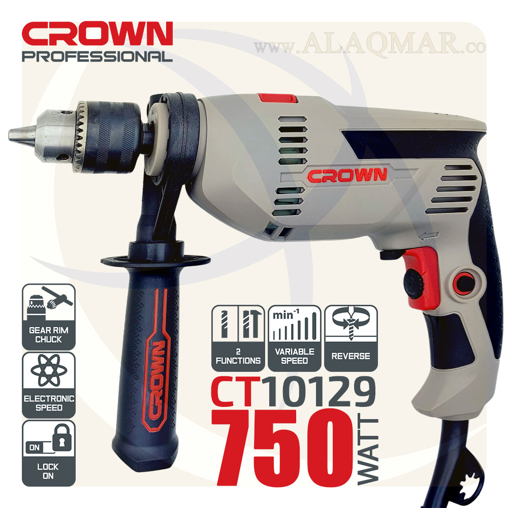 شنيور دقاق ي/ش 13ملي 750وات CT10129 CROWN