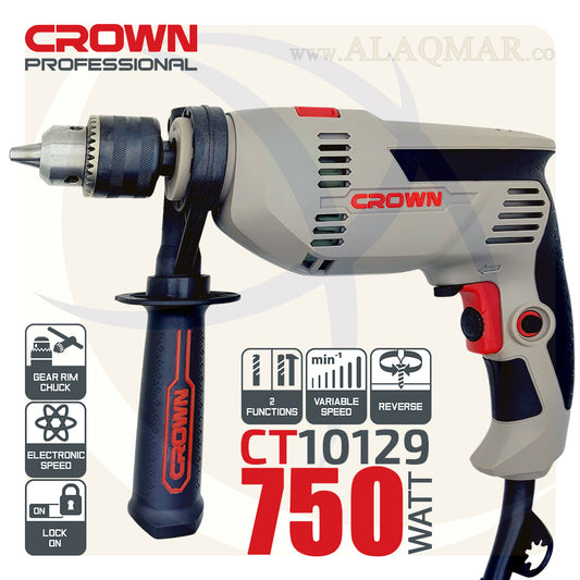 شنيور دقاق ي/ش 13ملي 750وات CT10129 CROWN