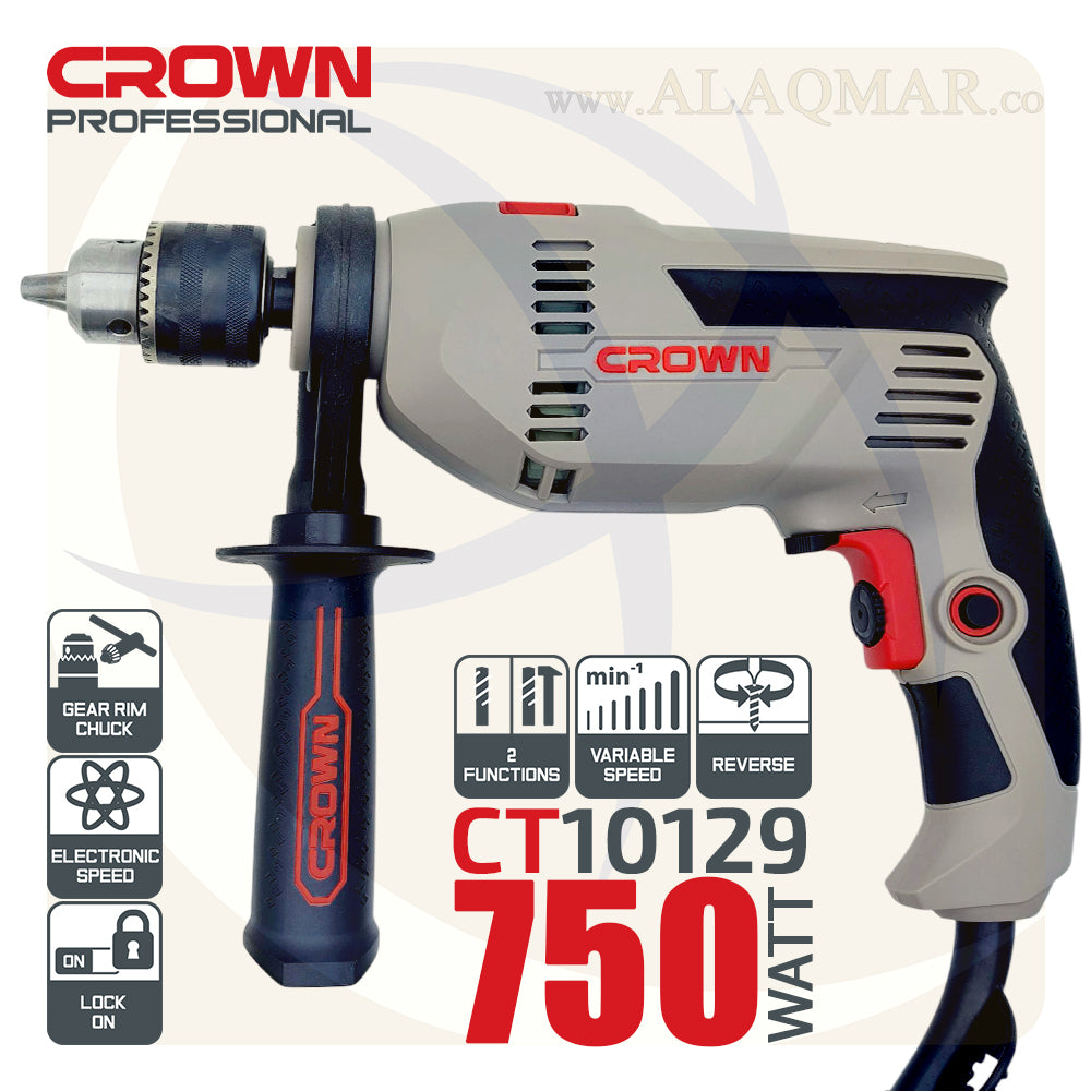 شنيور دقاق ي/ش 13ملي 750وات CT10129 CROWN