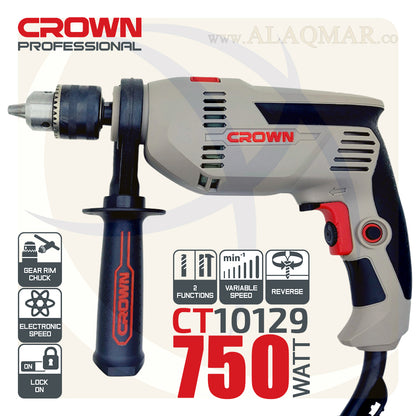 شنيور دقاق ي/ش 13ملي 750وات CT10129 CROWN