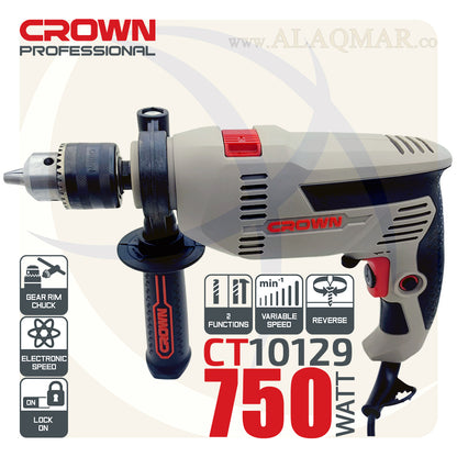 شنيور دقاق ي/ش 13ملي 750وات CT10129 CROWN