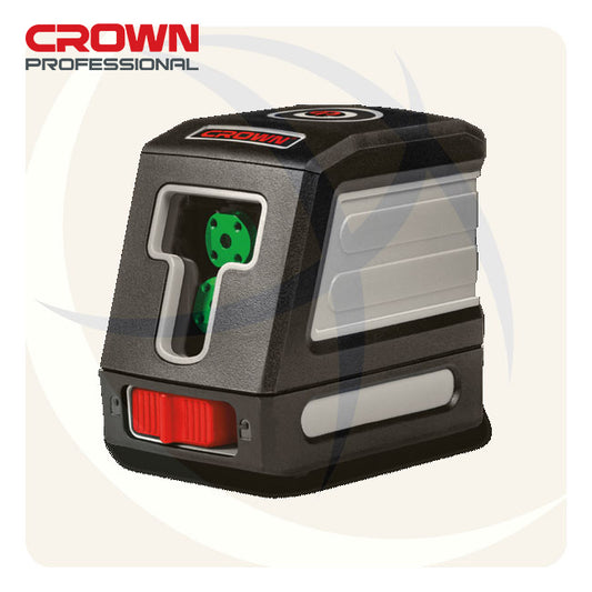 ميزان ليزر مربع 2خط 30متر خط اخضر CT44047 CROWN