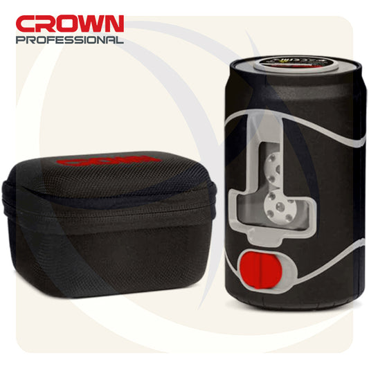 ميزان ليزر محمول 2خط 15متر  خط احمر CT44071 CROWN