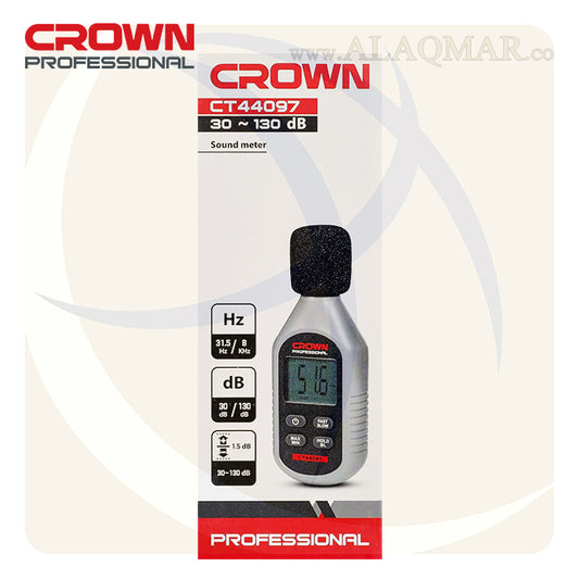 جهاز قياس مستوي الصوت   30DB~130DB CT44097 CROWN