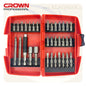 طقم سنون مفك 1/4بوصة 33ق CTSBP0103 CROWN