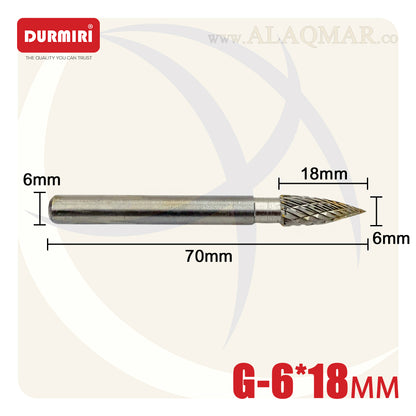 بنط فريزة كربيد بلحة 6*16ملي اكس 6ملي TYPE-G DM-1008 DURMIRI