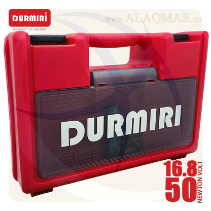 شنيور بطارية دقاق برشلس 16.8فولت 50نيوتن ظرف معدن 10ملي 2بطارية 2امبير Li-Ion + كيت DM-1135 DURMIRI