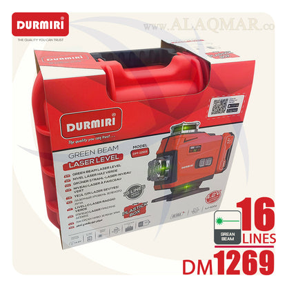 ميزان ليزر 16خط 30متر (4*360درجة)  خط اخضر DM-1269 DURMIRI