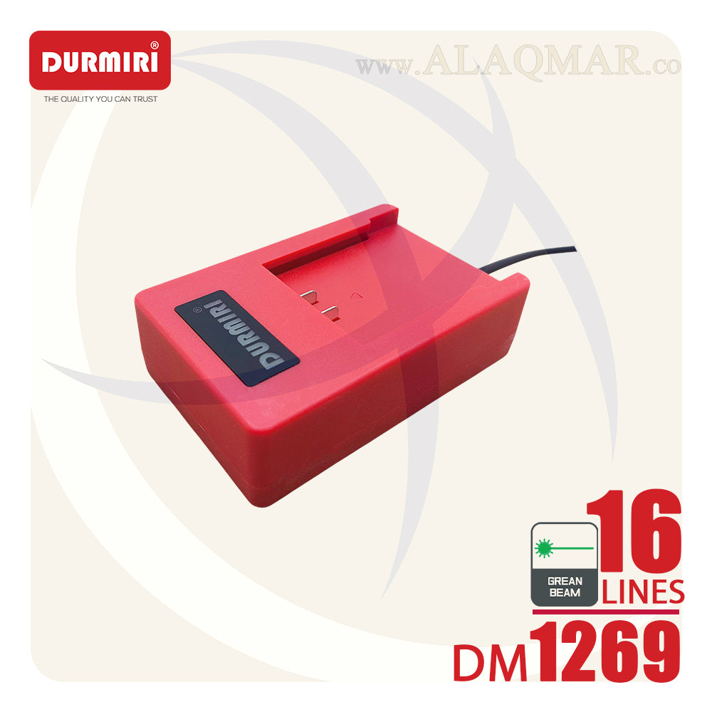 ميزان ليزر 16خط 30متر (4*360درجة)  خط اخضر DM-1269 DURMIRI