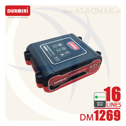 ميزان ليزر 16خط 30متر (4*360درجة)  خط اخضر DM-1269 DURMIRI