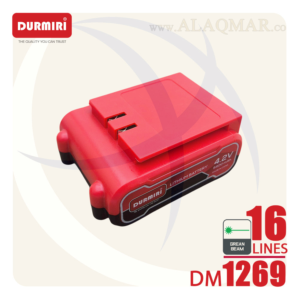 ميزان ليزر 16خط 30متر (4*360درجة)  خط اخضر DM-1269 DURMIRI