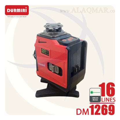 ميزان ليزر 16خط 30متر (4*360درجة)  خط اخضر DM-1269 DURMIRI