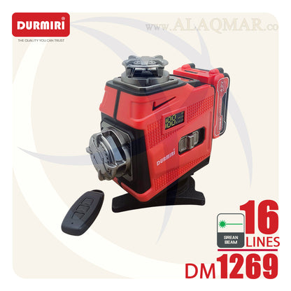 ميزان ليزر 16خط 30متر (4*360درجة)  خط اخضر DM-1269 DURMIRI