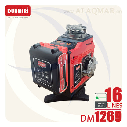 ميزان ليزر 16خط 30متر (4*360درجة)  خط اخضر DM-1269 DURMIRI