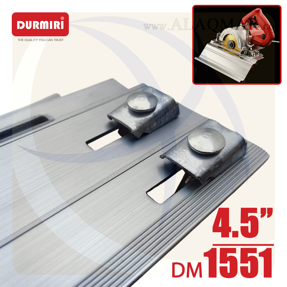 قاعدة شطف السيراميك والرخام بعجل 45درجة 4.5بوصة المنيوم DM-1551 DURMIRI