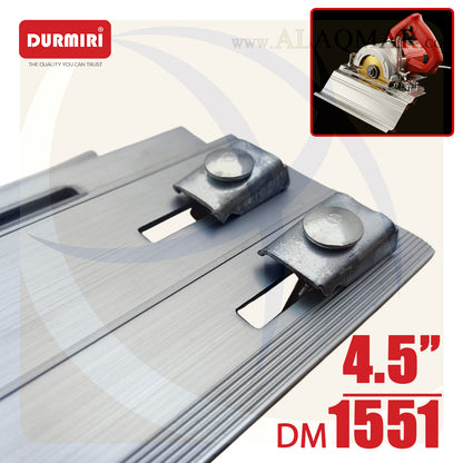 قاعدة شطف السيراميك والرخام بعجل 45درجة 4.5بوصة المنيوم DM-1551 DURMIRI