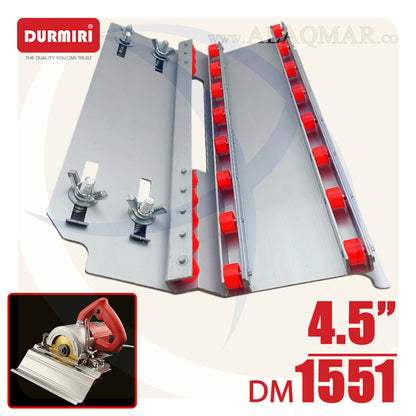 قاعدة شطف السيراميك والرخام بعجل 45درجة 4.5بوصة المنيوم DM-1551 DURMIRI