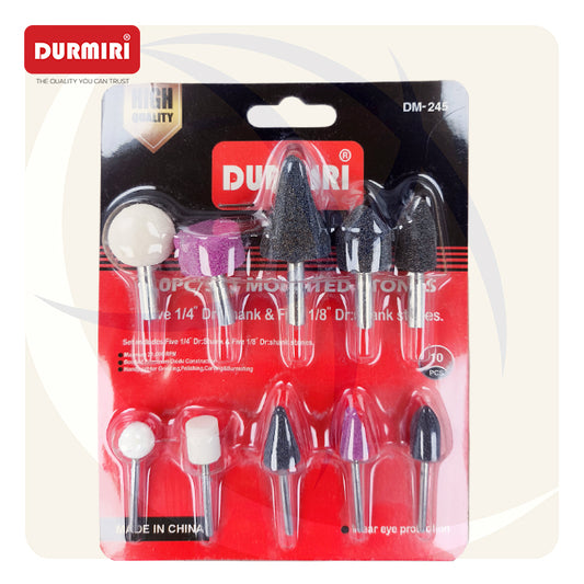 طقم حجر جلخ باكس 3ملي + 6ملي 10ق DM-245 DURMIRI